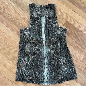Tart Collections Snakeskin Print Tank Size Medium